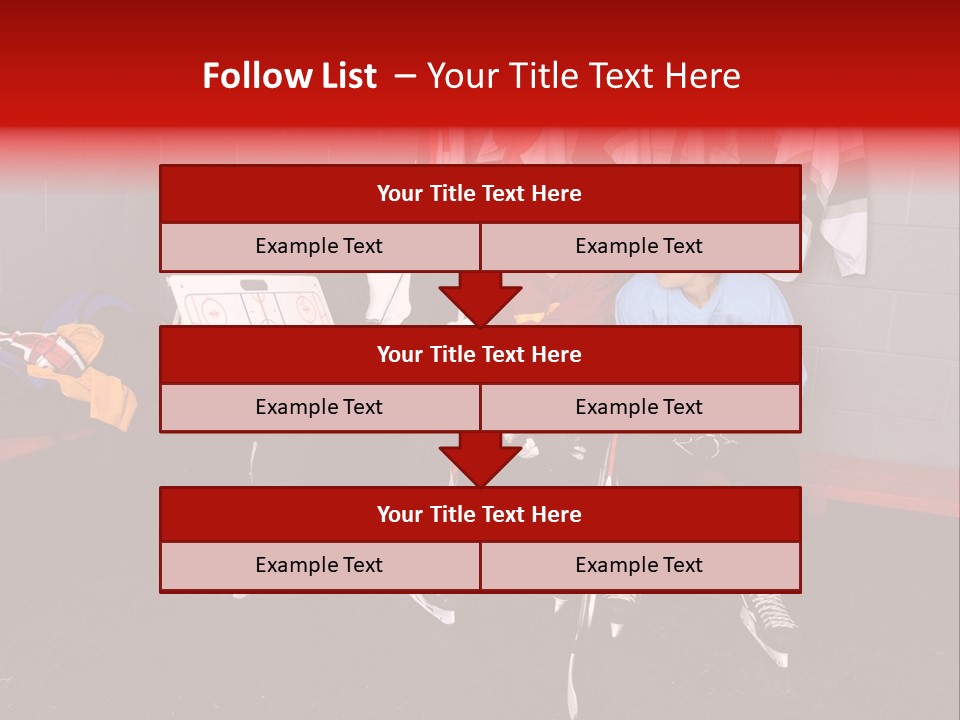 Equipment Rink Kid PowerPoint Template