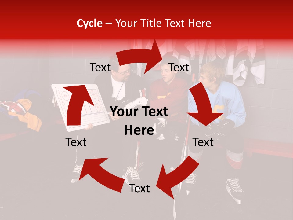 Equipment Rink Kid PowerPoint Template