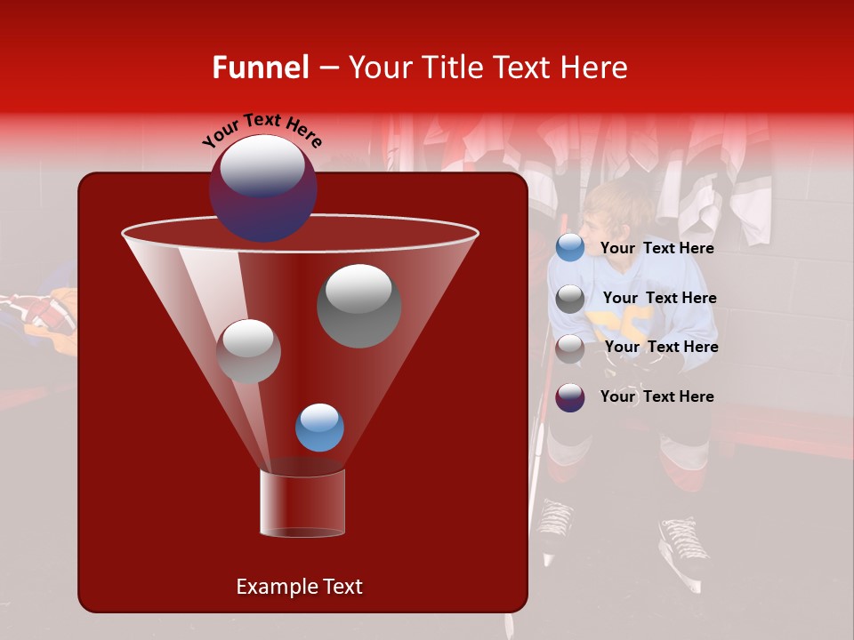 Equipment Rink Kid PowerPoint Template