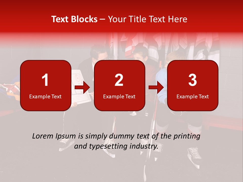 Equipment Rink Kid PowerPoint Template