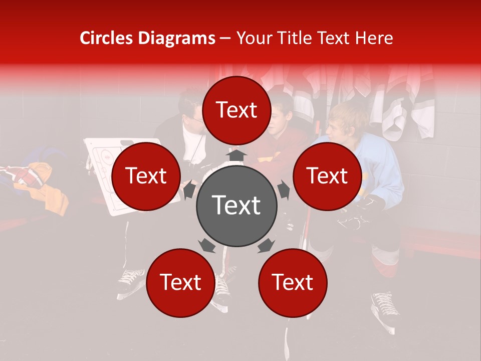 Equipment Rink Kid PowerPoint Template