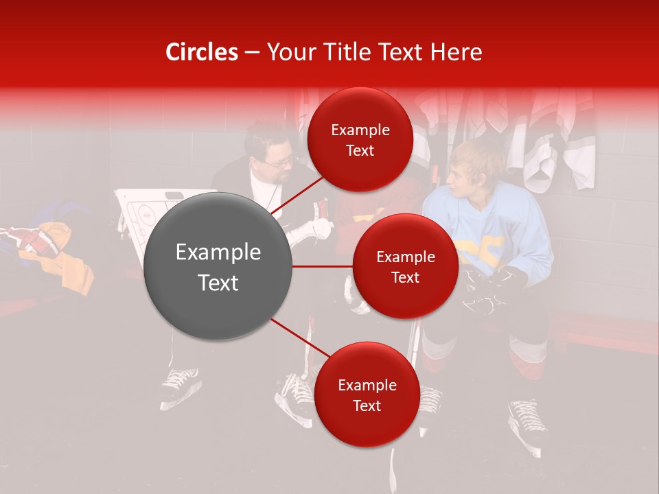 Equipment Rink Kid PowerPoint Template