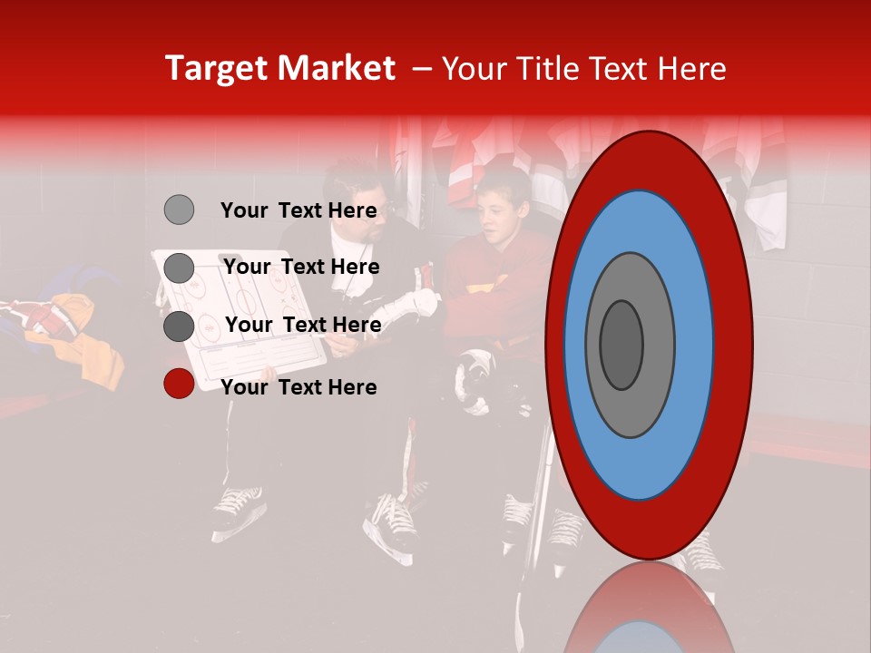 Equipment Rink Kid PowerPoint Template