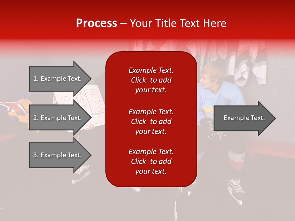 Equipment Rink Kid PowerPoint Template