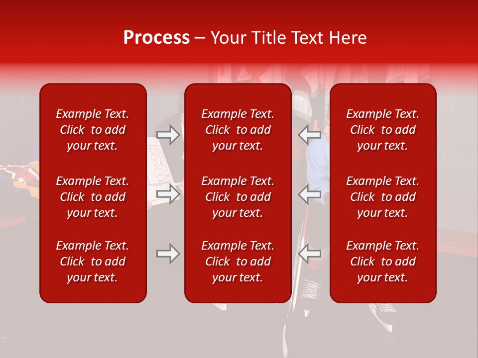 Equipment Rink Kid PowerPoint Template