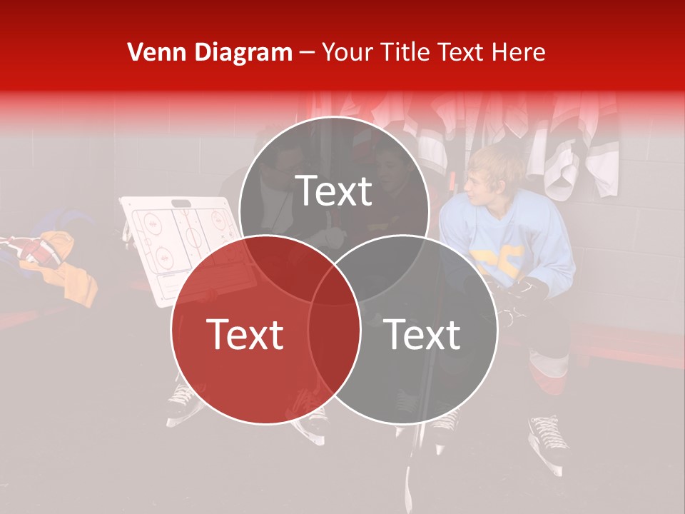 Equipment Rink Kid PowerPoint Template