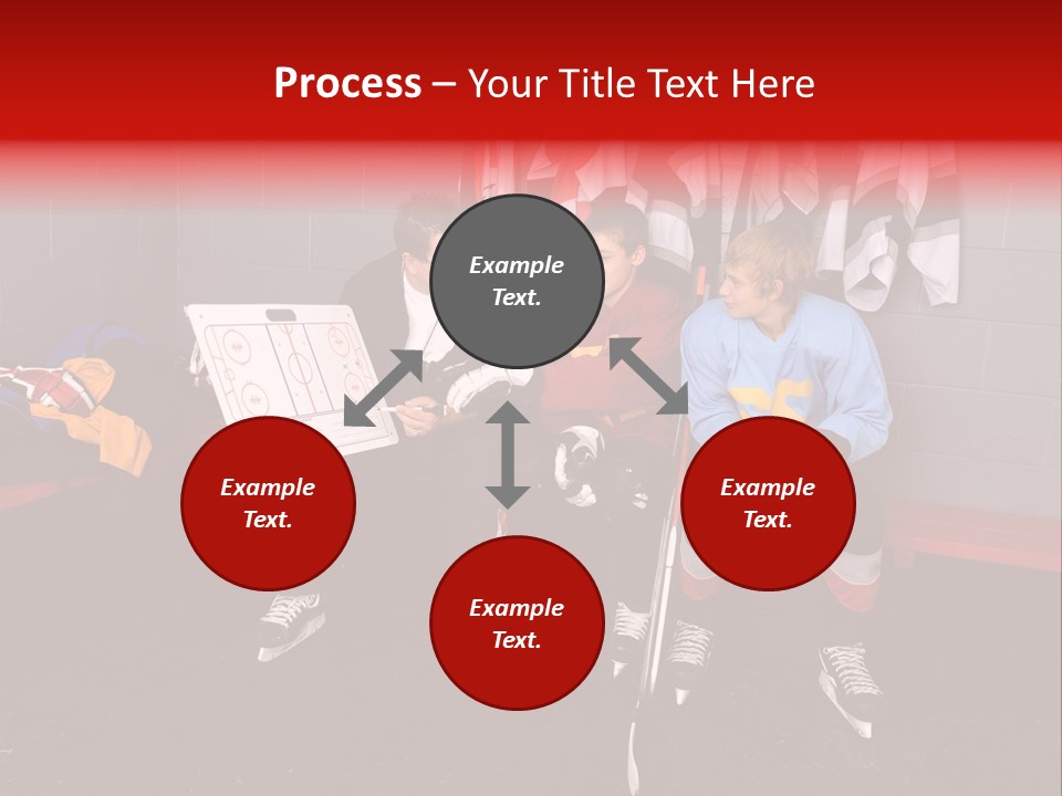 Equipment Rink Kid PowerPoint Template