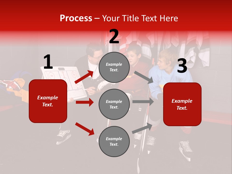 Equipment Rink Kid PowerPoint Template
