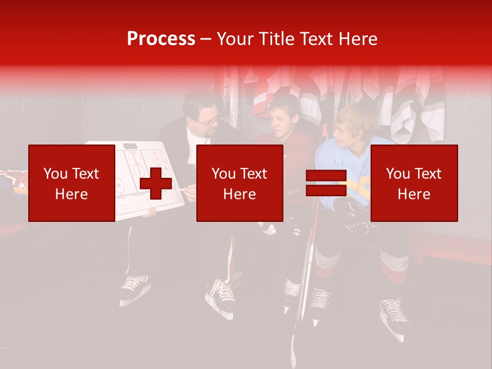 Equipment Rink Kid PowerPoint Template