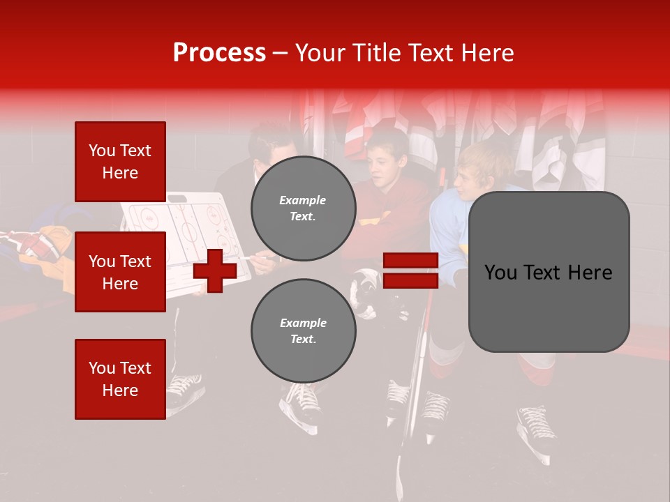 Equipment Rink Kid PowerPoint Template