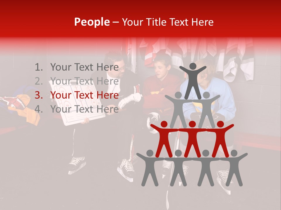 Equipment Rink Kid PowerPoint Template