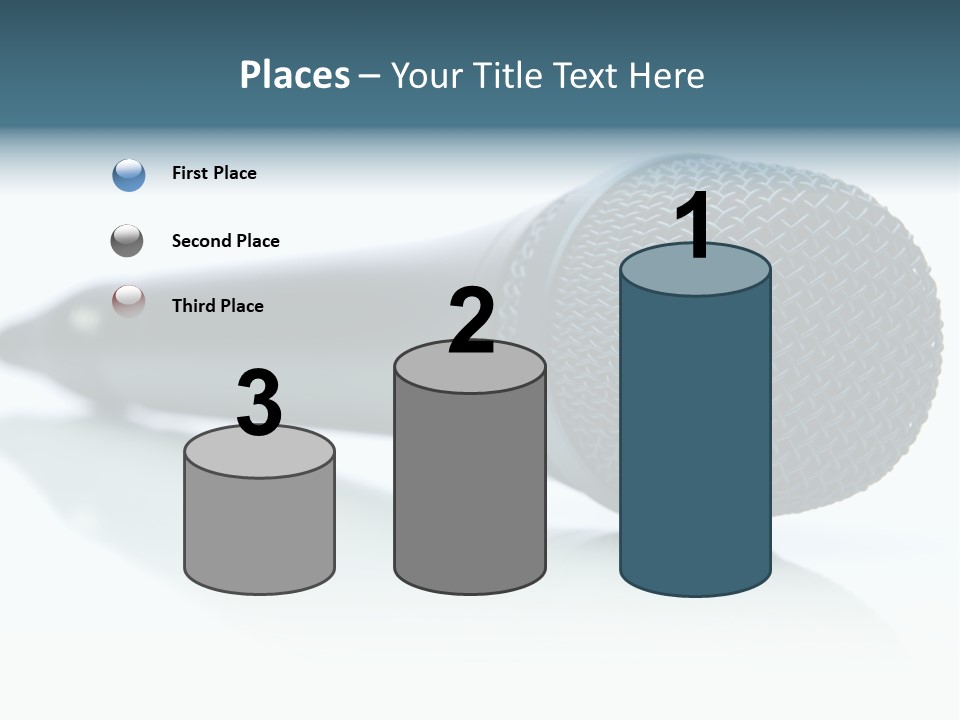 Broadcasting Recording Karaoke PowerPoint Template