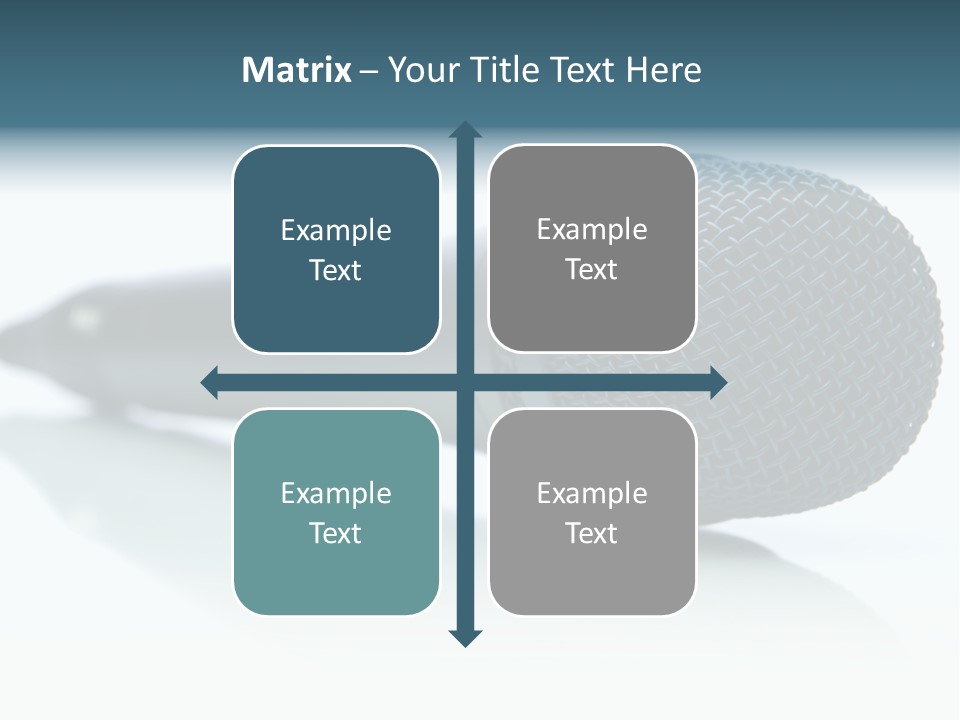 Broadcasting Recording Karaoke PowerPoint Template