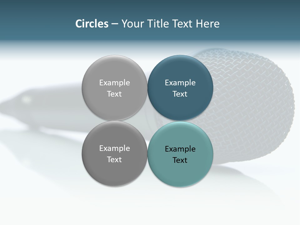 Broadcasting Recording Karaoke PowerPoint Template