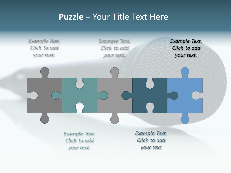 Broadcasting Recording Karaoke PowerPoint Template