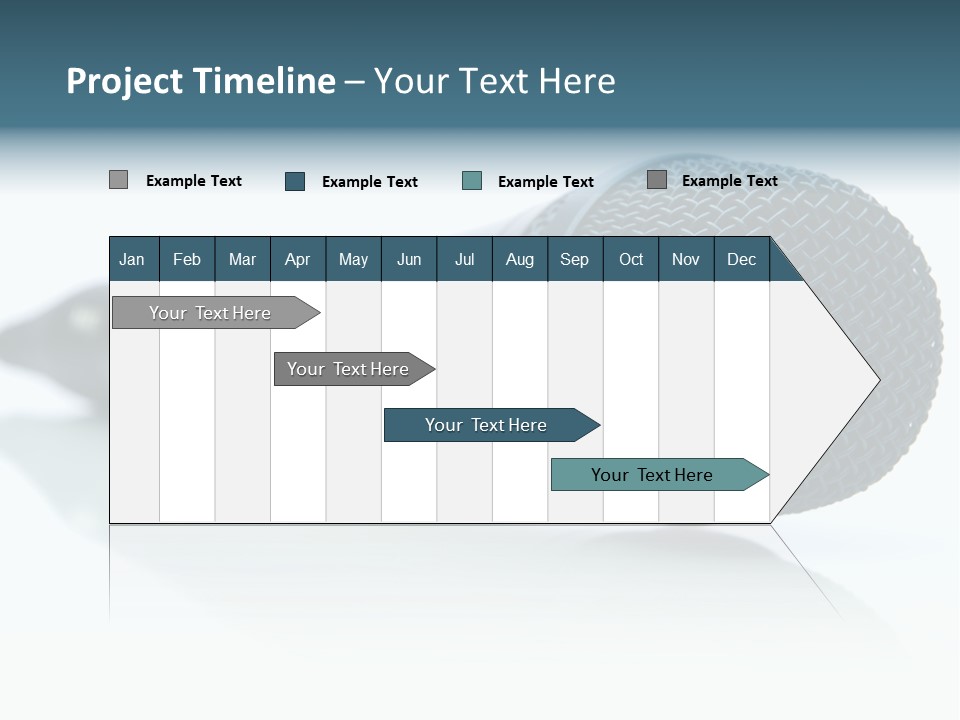 Broadcasting Recording Karaoke PowerPoint Template