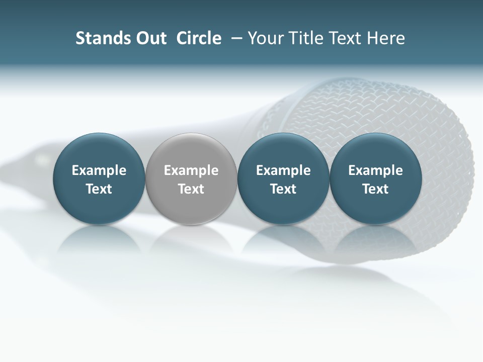 Broadcasting Recording Karaoke PowerPoint Template