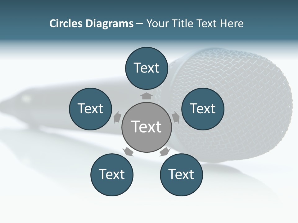 Broadcasting Recording Karaoke PowerPoint Template