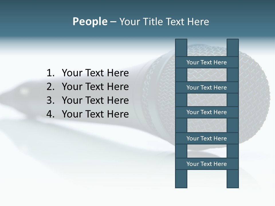 Broadcasting Recording Karaoke PowerPoint Template