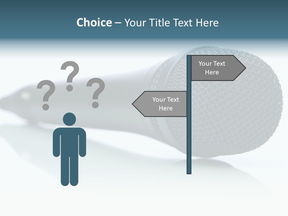 Broadcasting Recording Karaoke PowerPoint Template