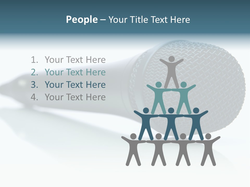 Broadcasting Recording Karaoke PowerPoint Template