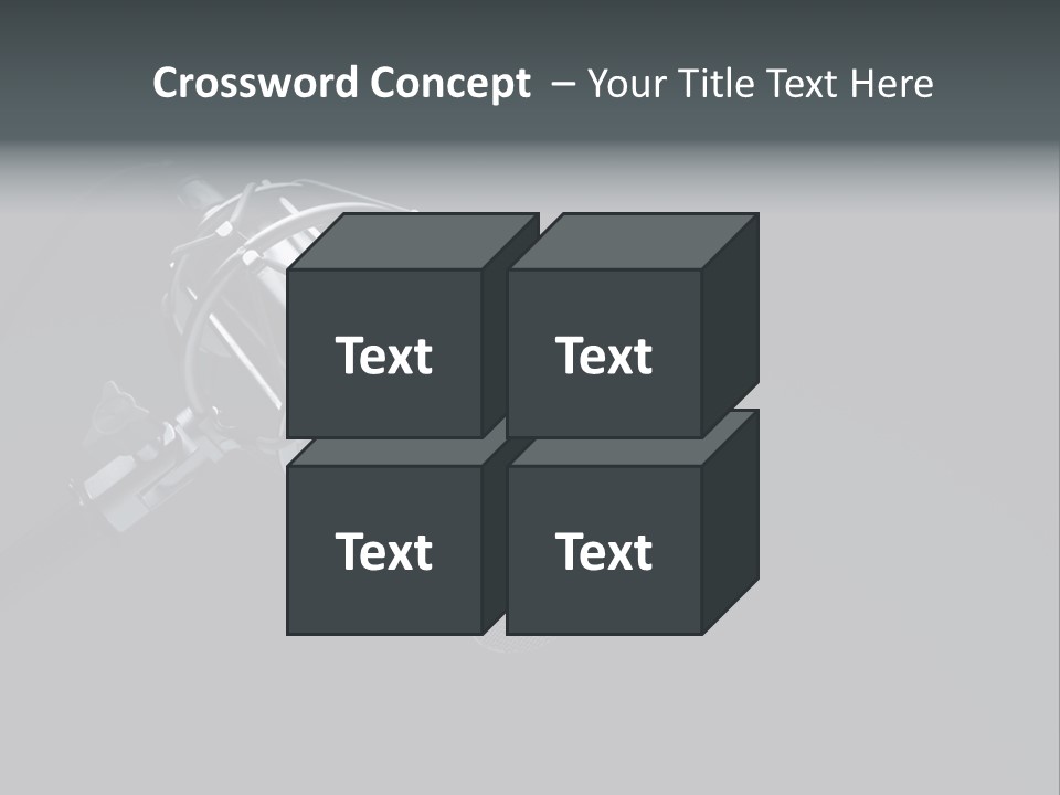 A Microphone On A Black Background With The Words Name Of Presentation PowerPoint Template