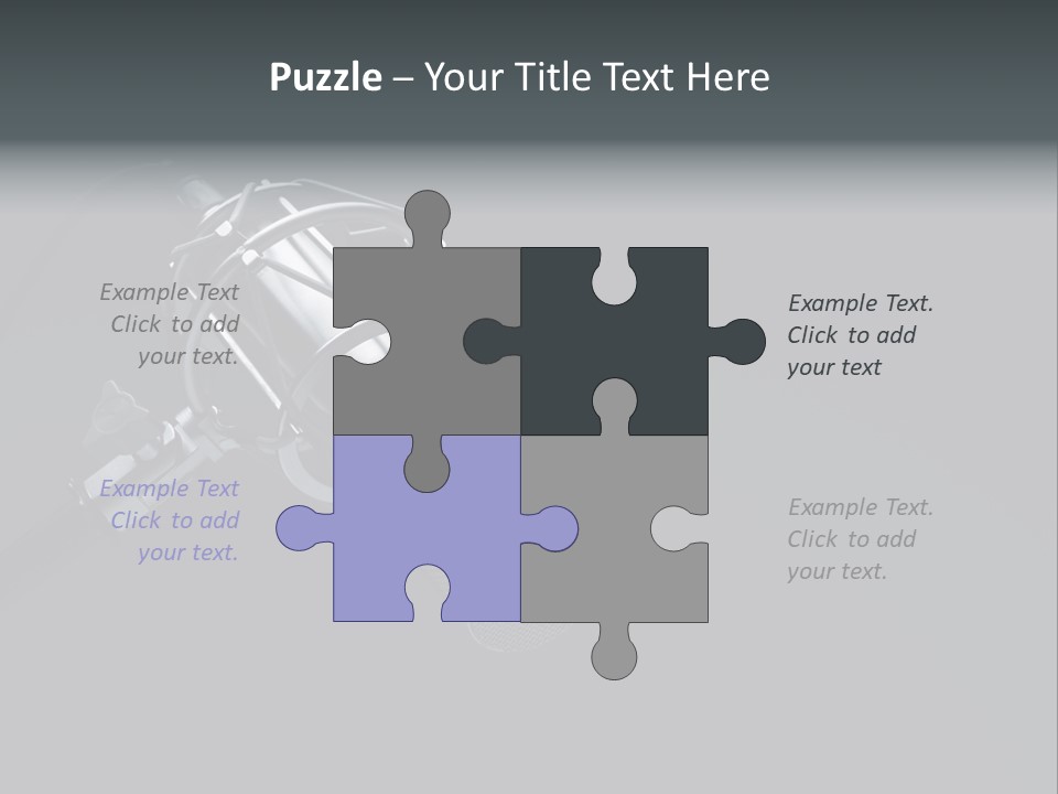 A Microphone On A Black Background With The Words Name Of Presentation PowerPoint Template