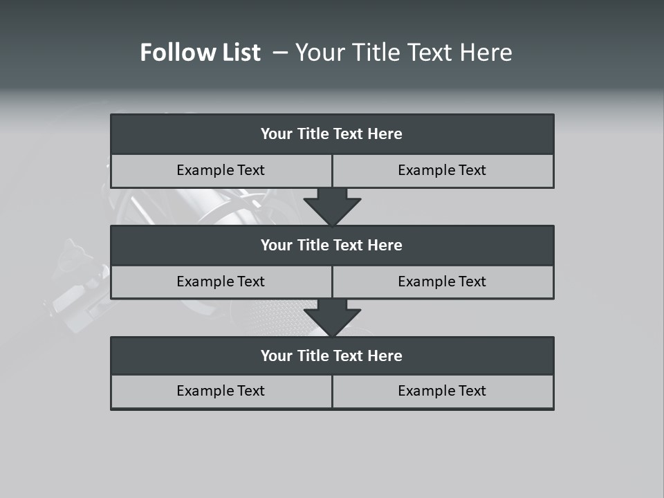 A Microphone On A Black Background With The Words Name Of Presentation PowerPoint Template