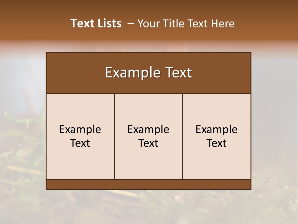 Summer Horizontal Wildlife PowerPoint Template