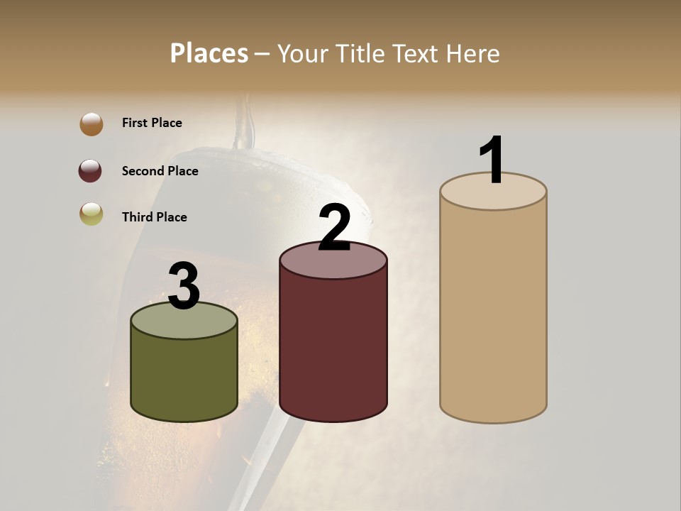 Alcohol Transparent White PowerPoint Template