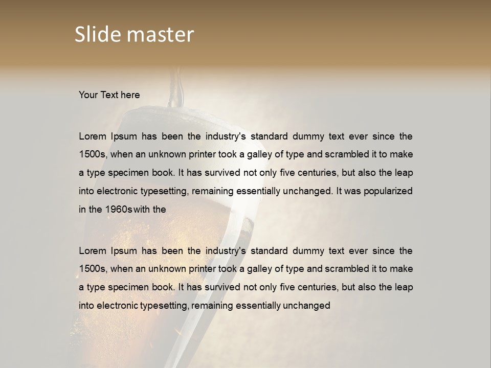 Alcohol Transparent White PowerPoint Template