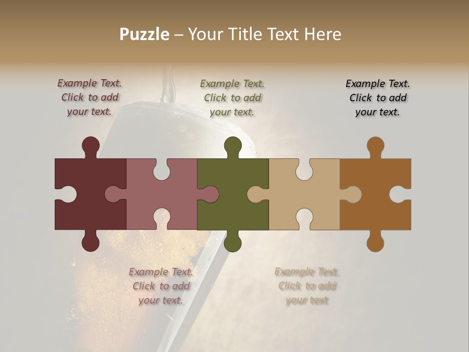 Alcohol Transparent White PowerPoint Template