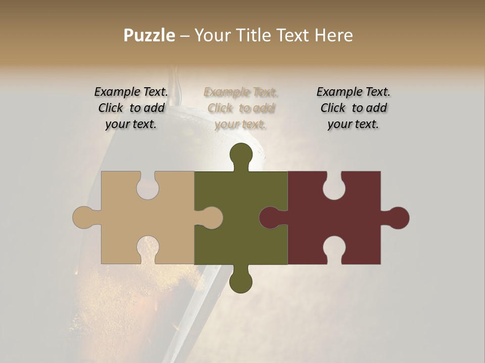 Alcohol Transparent White PowerPoint Template