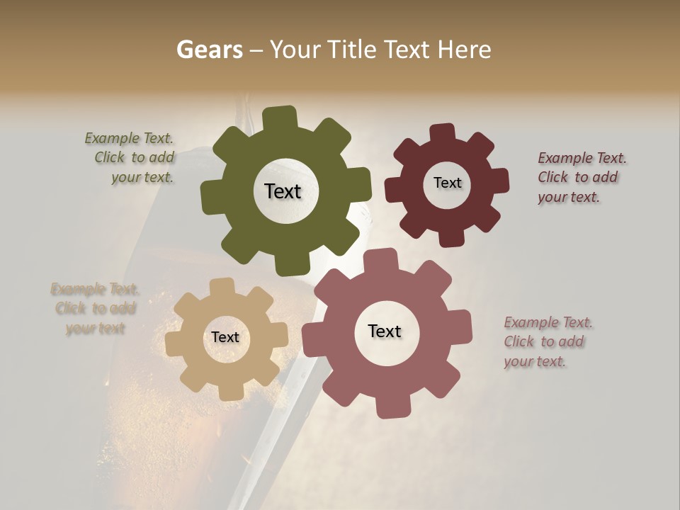 Alcohol Transparent White PowerPoint Template