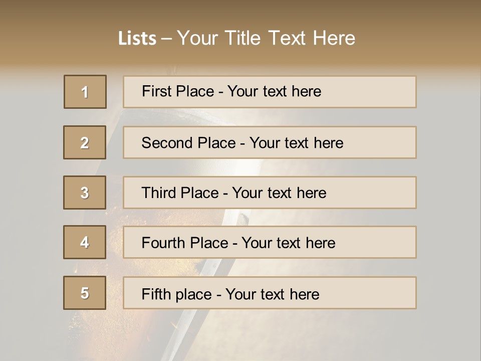 Alcohol Transparent White PowerPoint Template