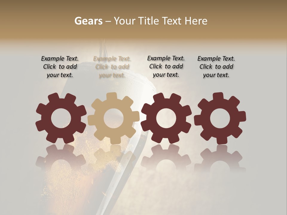 Alcohol Transparent White PowerPoint Template