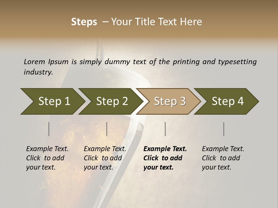 Alcohol Transparent White PowerPoint Template