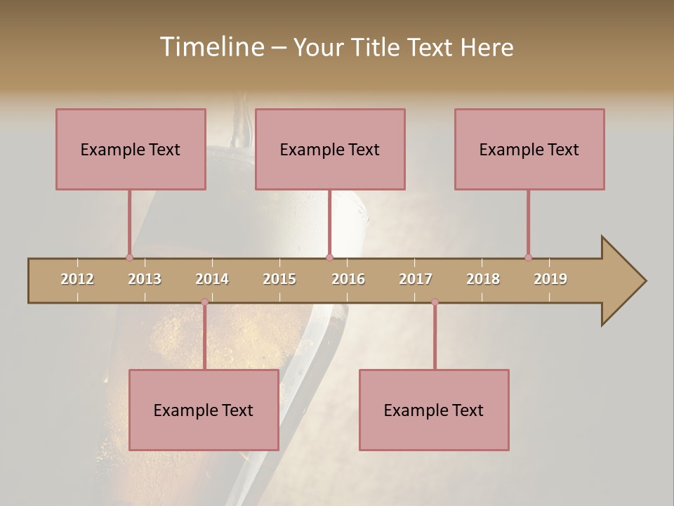 Alcohol Transparent White PowerPoint Template