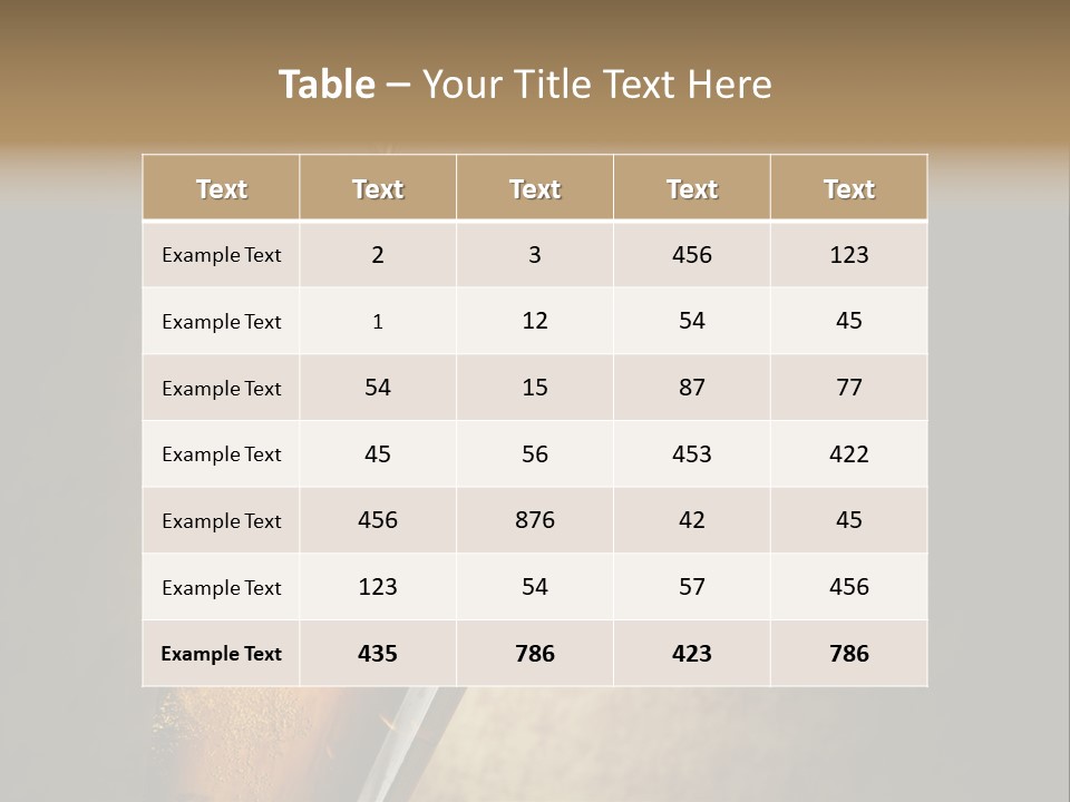 Alcohol Transparent White PowerPoint Template