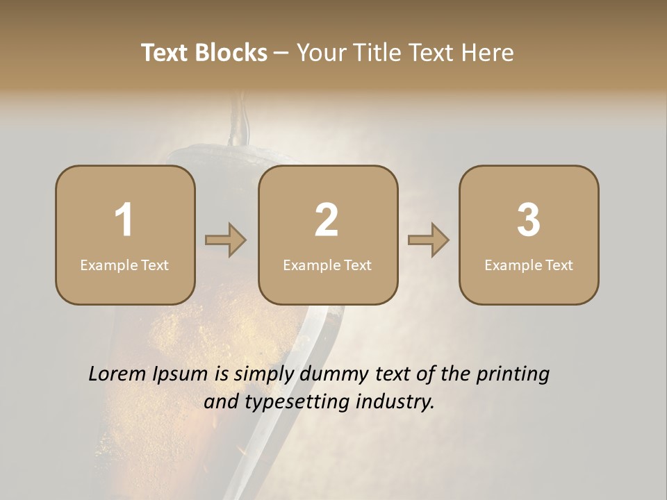 Alcohol Transparent White PowerPoint Template