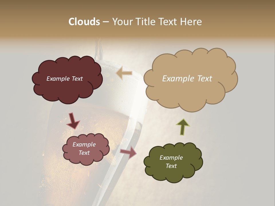 Alcohol Transparent White PowerPoint Template