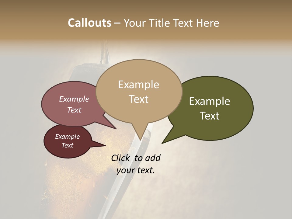 Alcohol Transparent White PowerPoint Template