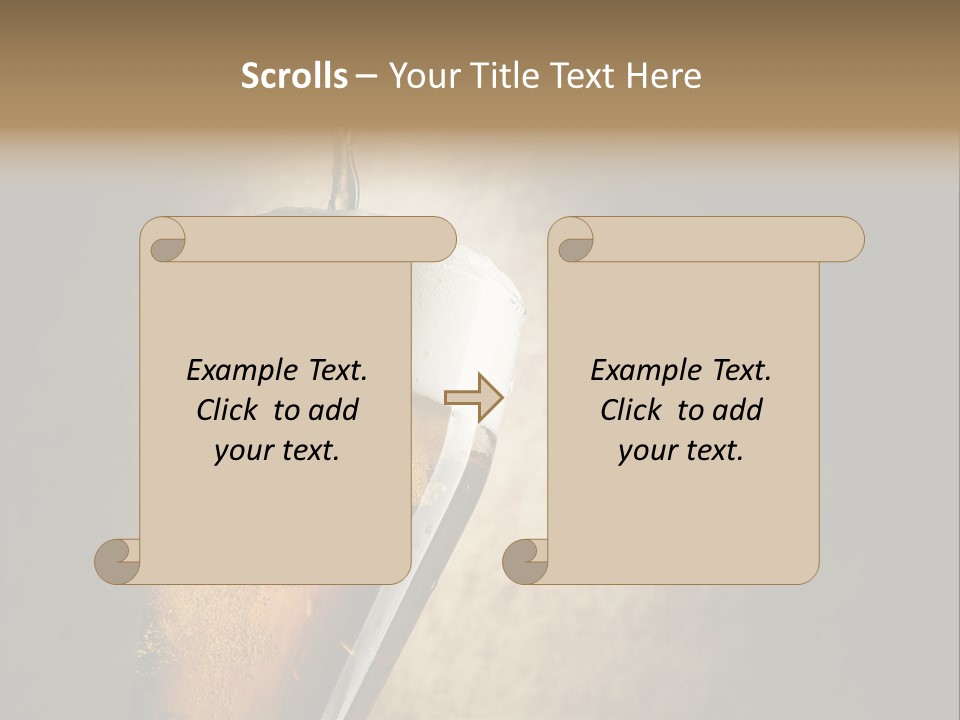 Alcohol Transparent White PowerPoint Template