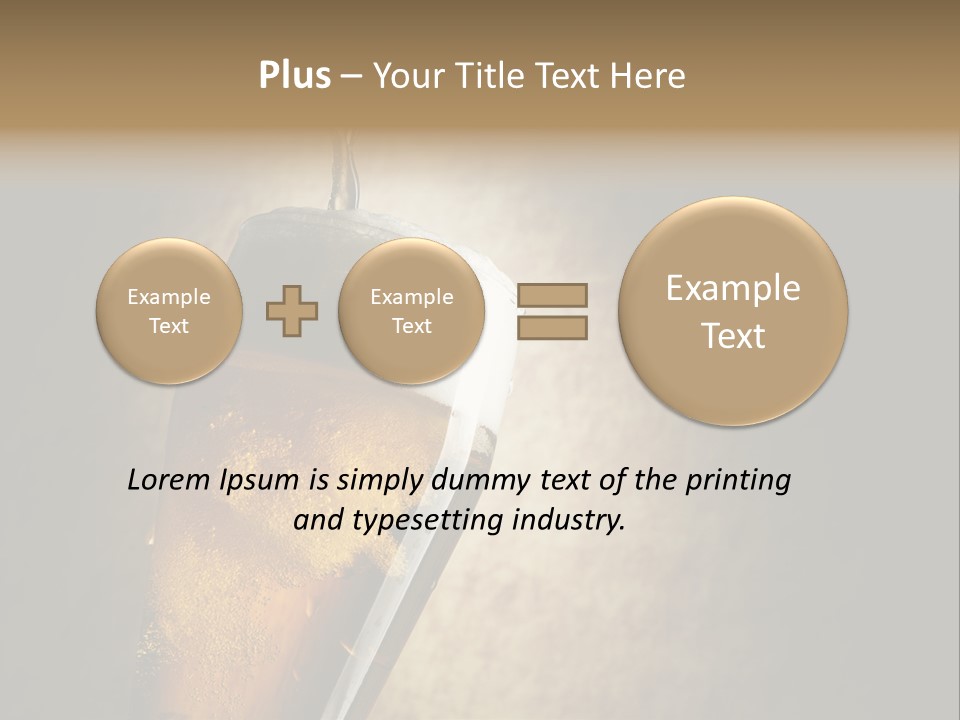 Alcohol Transparent White PowerPoint Template
