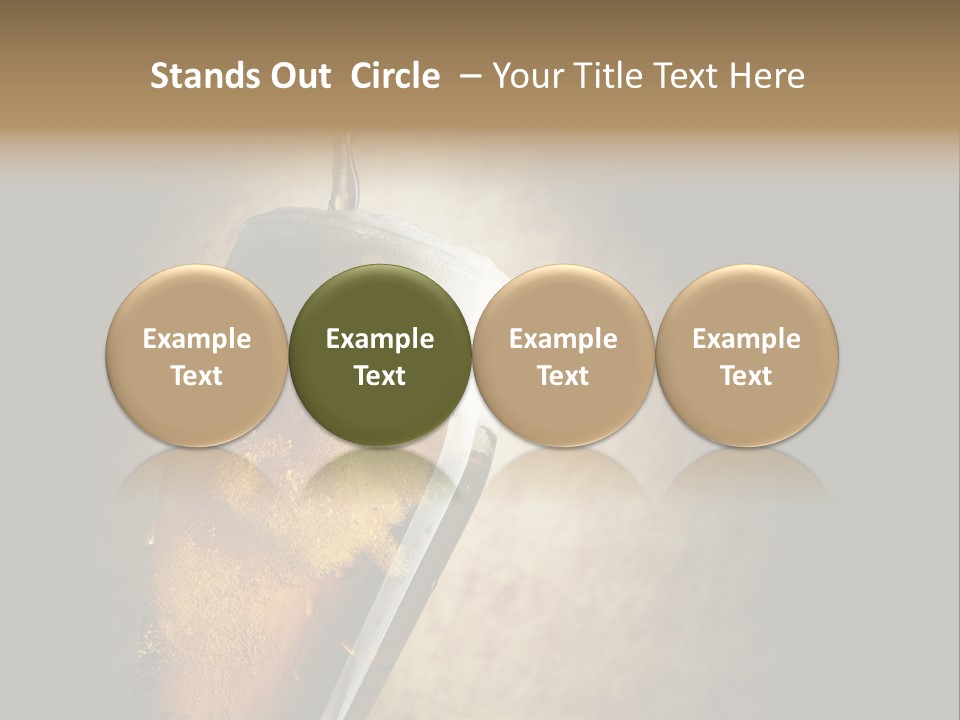 Alcohol Transparent White PowerPoint Template