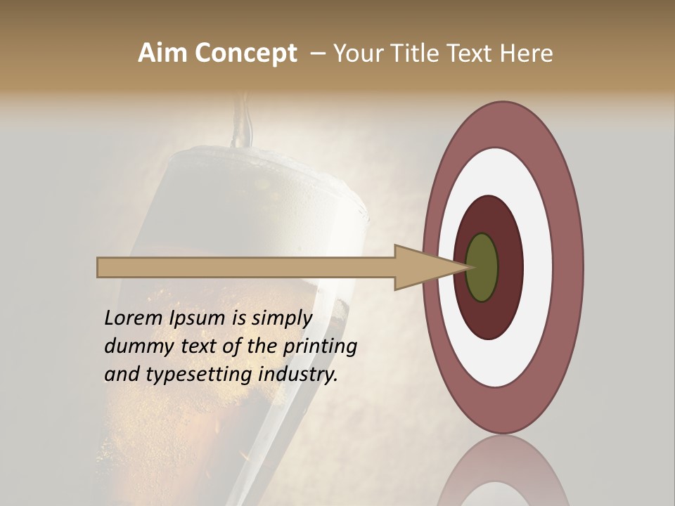 Alcohol Transparent White PowerPoint Template