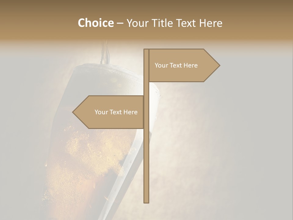 Alcohol Transparent White PowerPoint Template