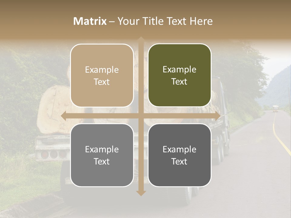 Wood Hard Environment PowerPoint Template