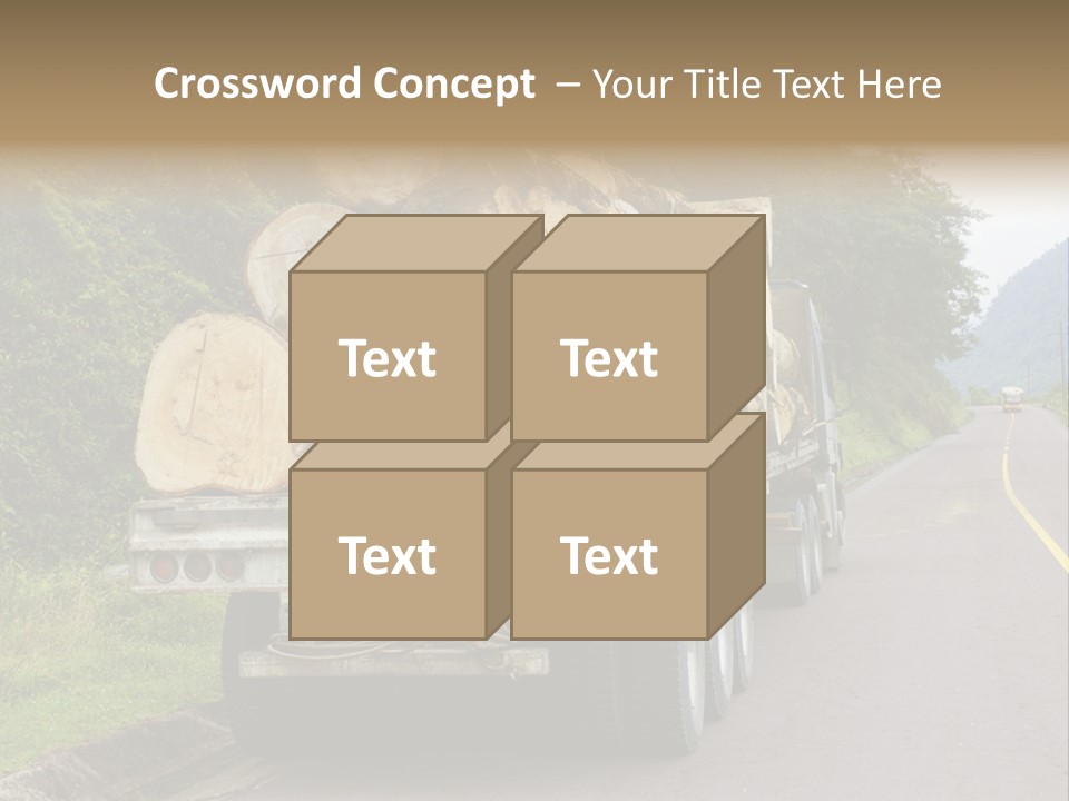 Wood Hard Environment PowerPoint Template
