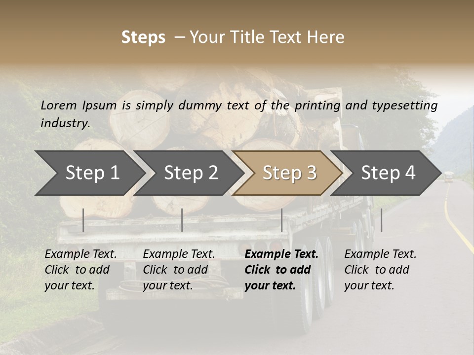 Wood Hard Environment PowerPoint Template